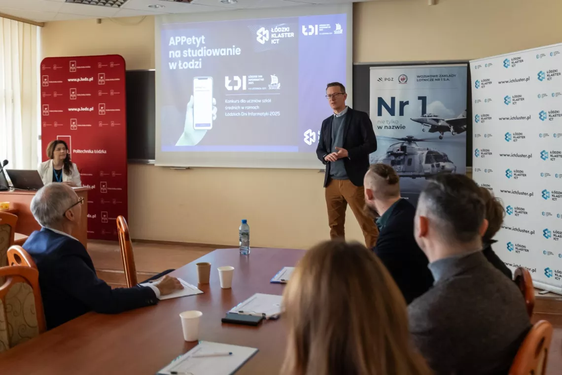 Adam Owczarek, członek Komitetu Sterującegoz Klastra ICT, który był współorganizatorem konkursu