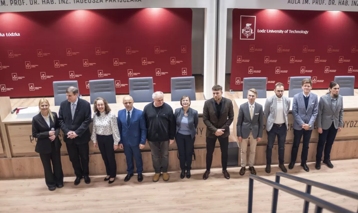 Komisja programu More z PŁ i prowadzący zajęcia