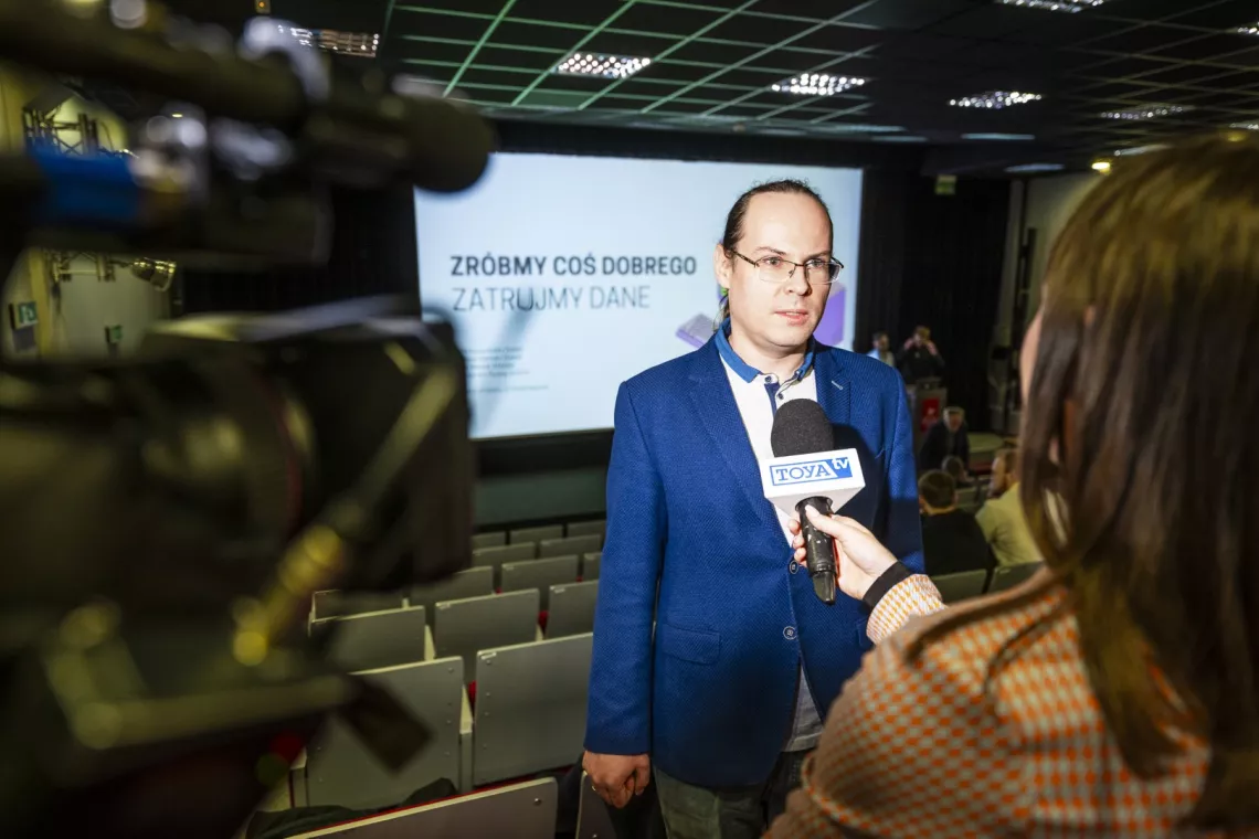 Wywiad dla stacji telewizyjnej