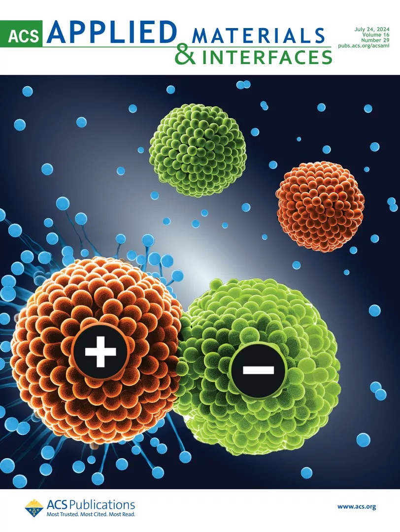 Okładka czasopisma "Applied Materials and Interfaces"