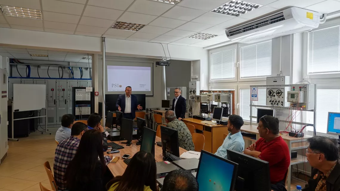 Szkolenie przez przedstawicieli firmy PSI Polska dotyczące systemów SCADA