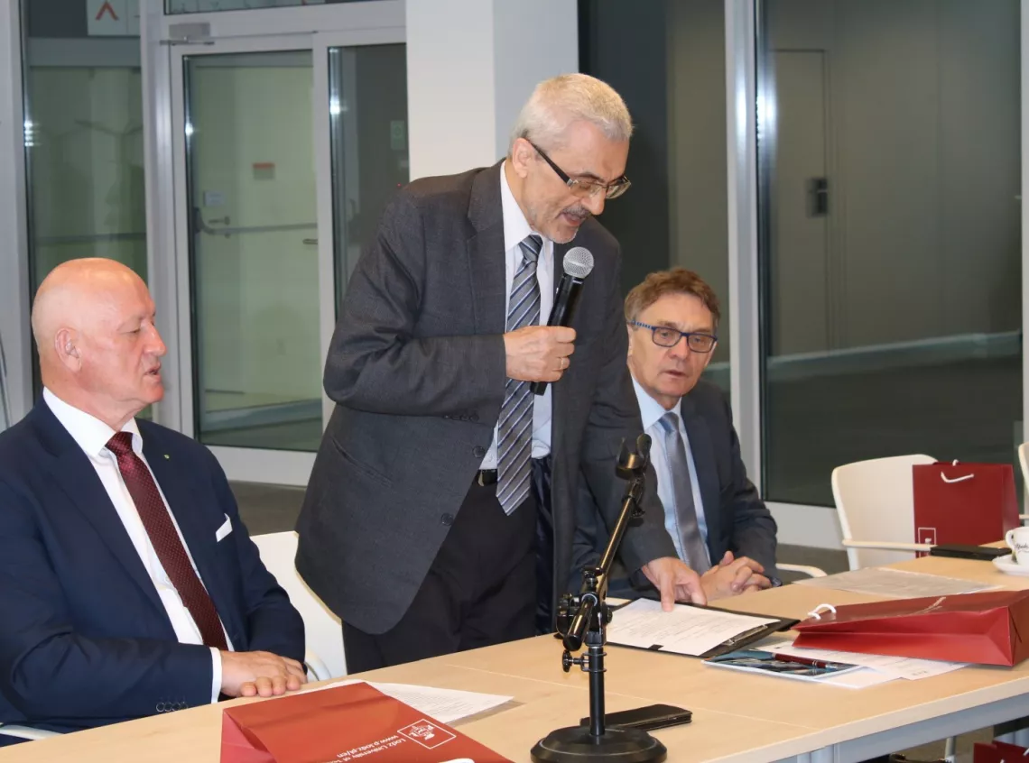 Konwent Starostów Województwa Łódzkiego otworzył prof. Grzegorz Bąk, prorektor ds. kształcenia