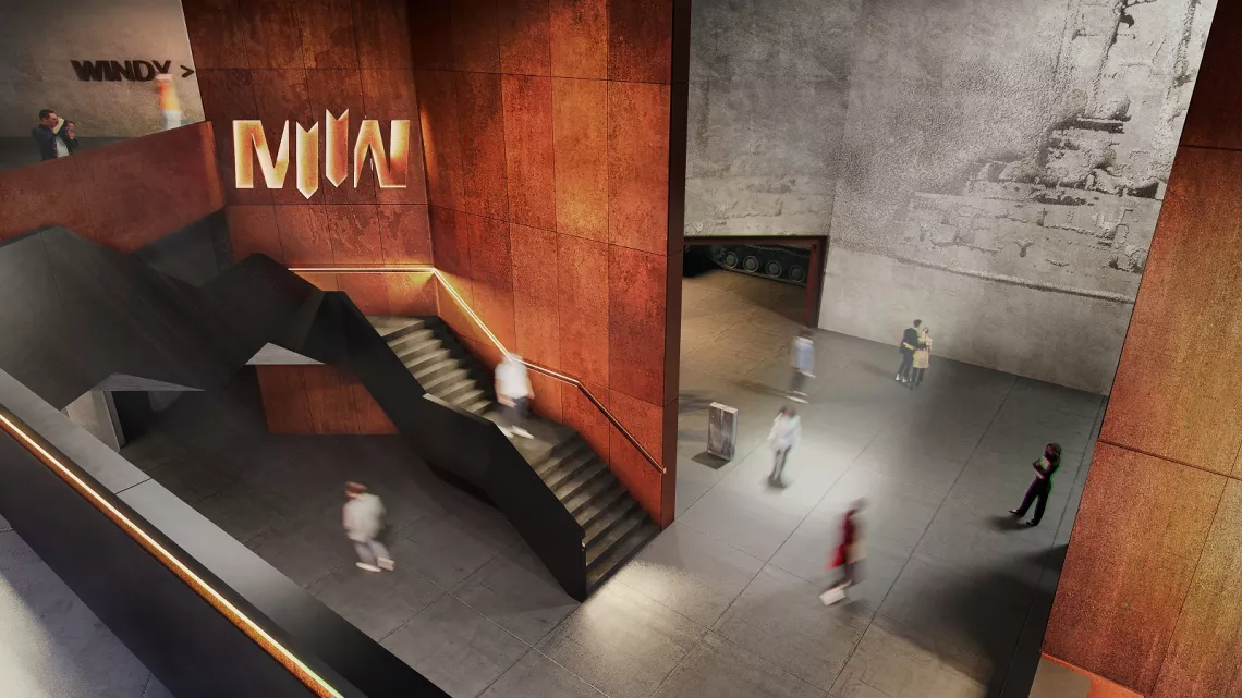 Wizualizacja wnętrza Muzeum Westerplatte i Wojny 1939