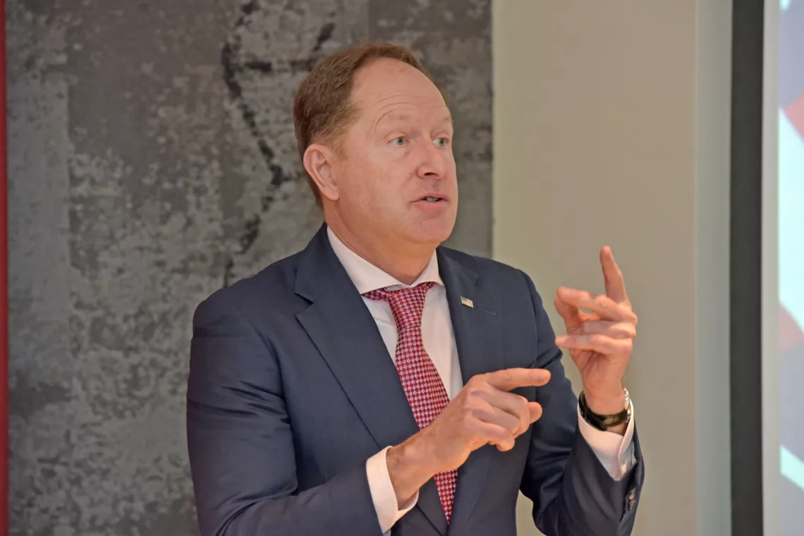 Ambasador Brzezinski  wygłosił inspirujący wykład