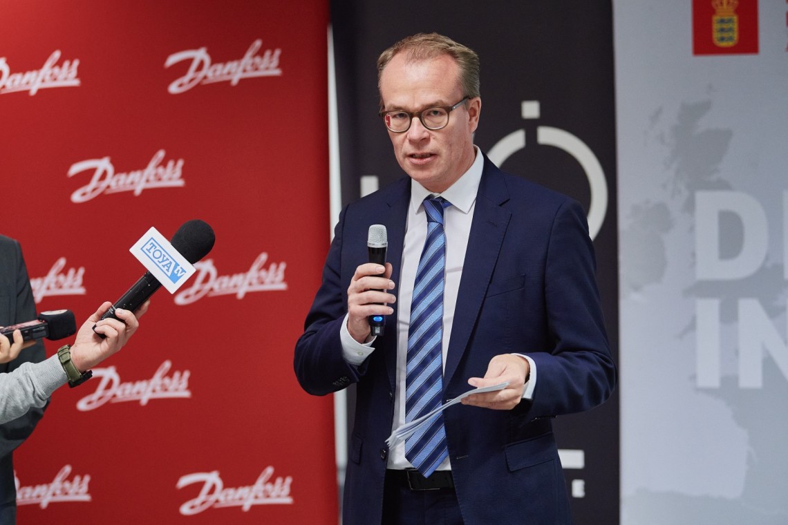 Przedstawiciel firmy Danfoss Martin Rossen