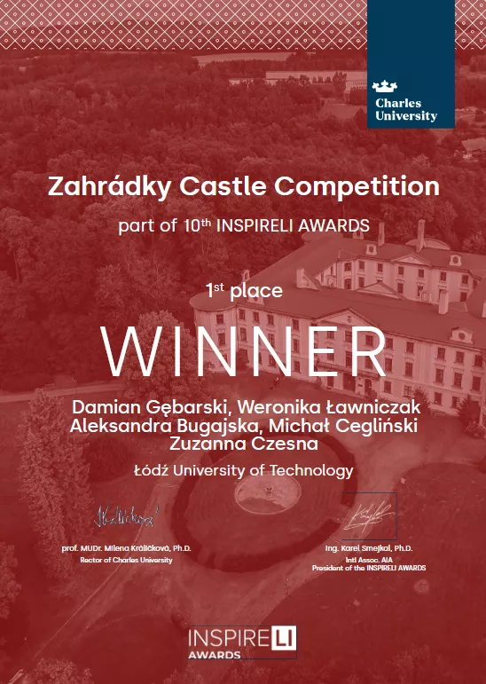 Dyplom dla zwycięzców