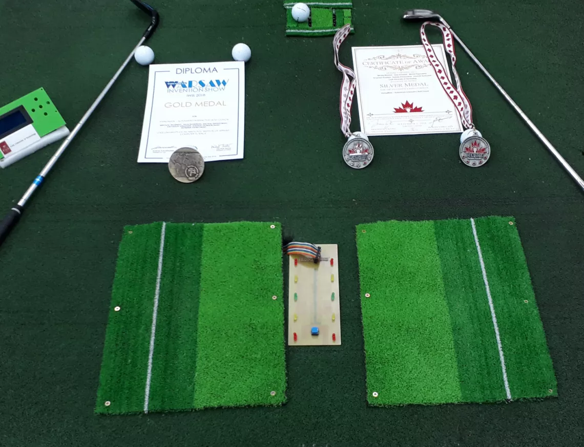 Mata drivingowa wg pomysłu innowatorów z PŁ