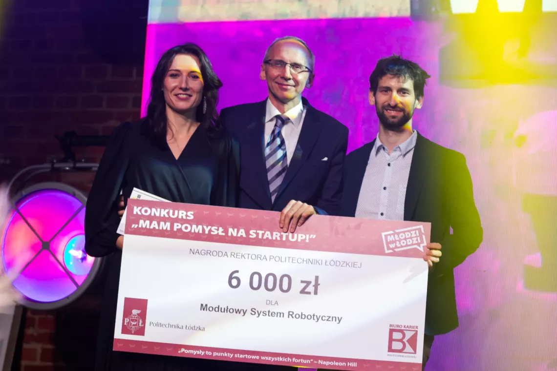 Modułowy system robotyczny otrzymał Nagrodę Rektora PŁ