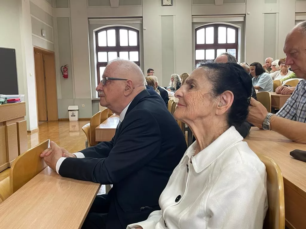 Rektor czterech kadencji prof. Jan Krysiński, który od lat wspiera SW wraz z Małżonką Haliną Krysińską