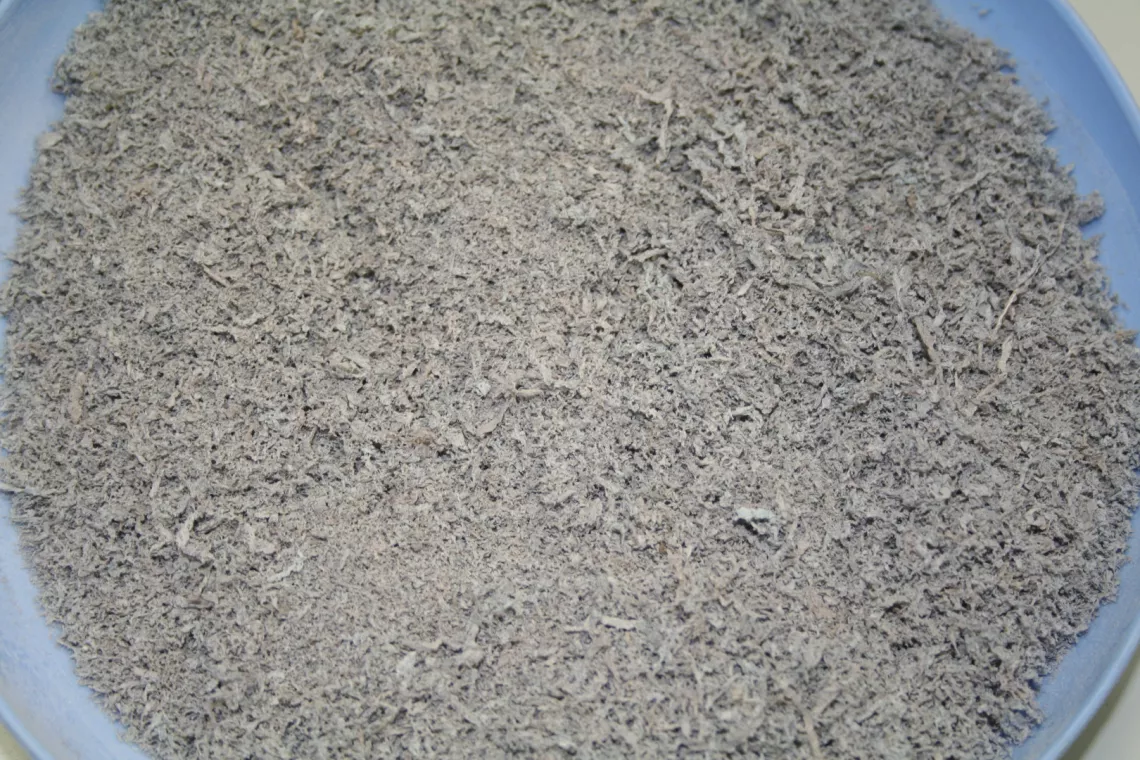 Strużyny przed granulacją