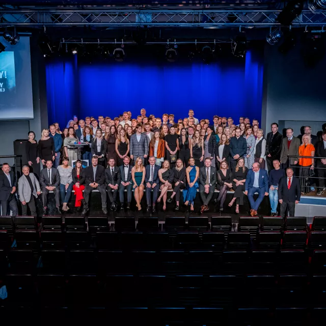 Uczestnicy Gali Sportu Akademickiego Politechniki Łódzkiej